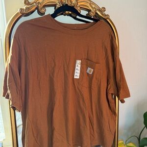 NWT Carhartt Women's Chestnut Short Sleeve Tee